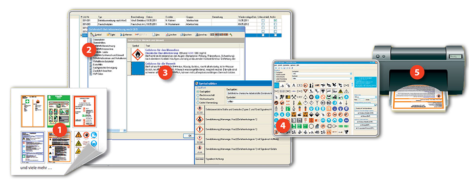 Formular Etiketten Und Symbole Manager Arbeitssicherheit