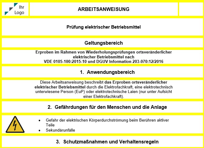 Dguv Elektrische Betriebsmittel: Sicherheit Am Arbeitsplatz