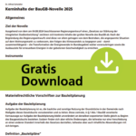 Gratis-Download: Kerninhalte der BauGB-Novelle 2025